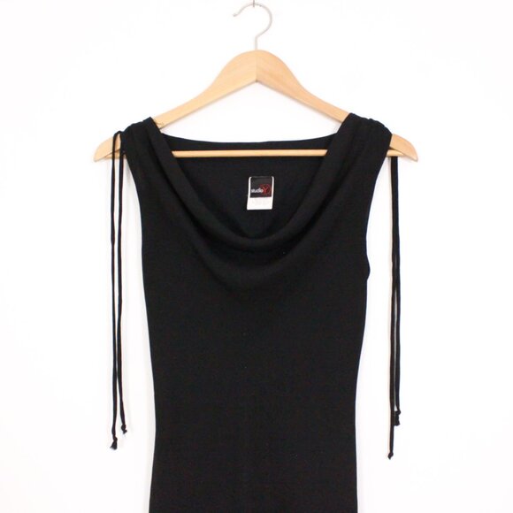 *Studio Y Little Black Sleeveless Maxi Dress - Picture 7 of 9